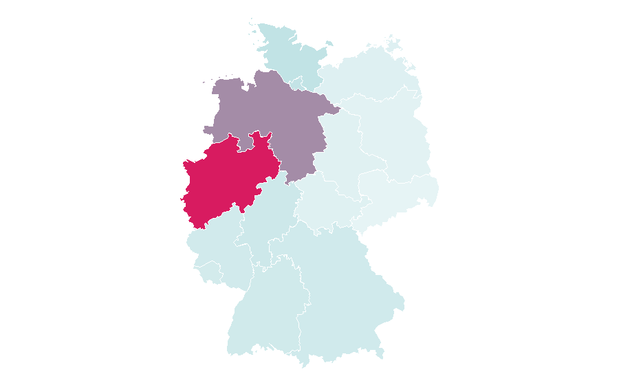 Affinity by region — Terra Wortmann Open, Germany