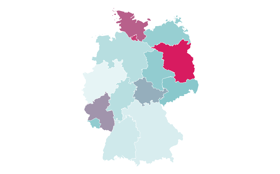 Affinity by region — Terrace, British Columbia, Germany