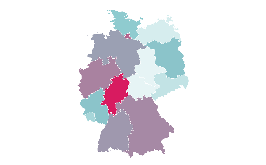 Affinity by region — Tesla Model X, Germany