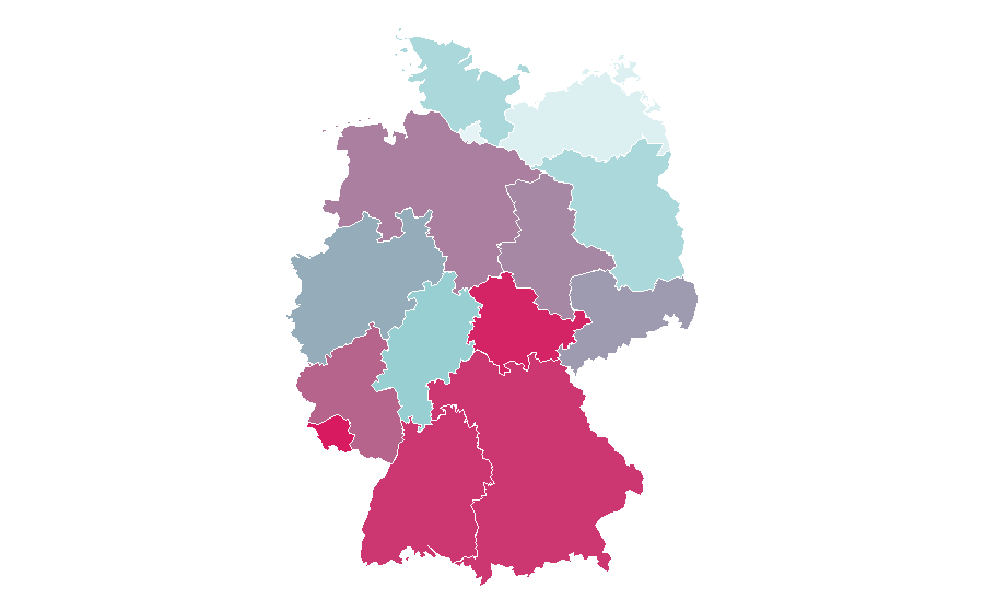 Affinity by region — Tetris, Germany