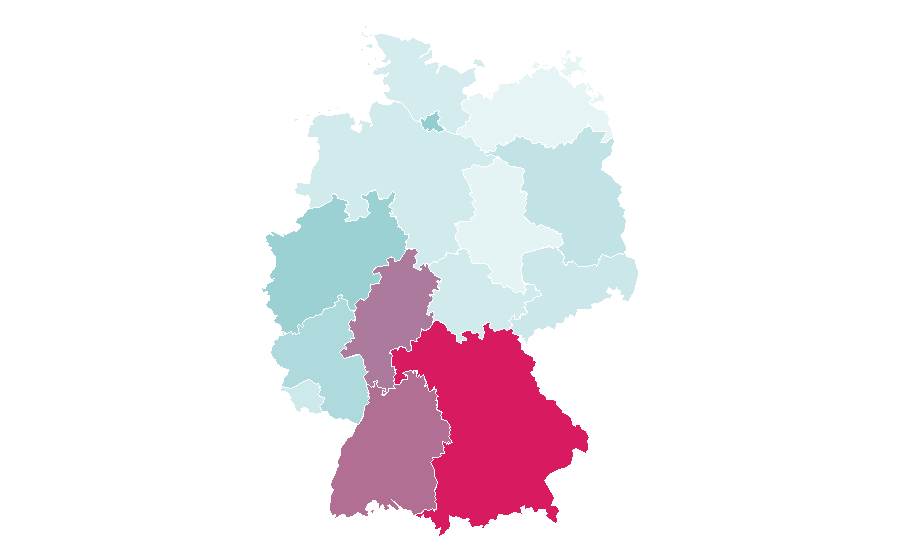 Affinity by region — TEZENIS, Germany