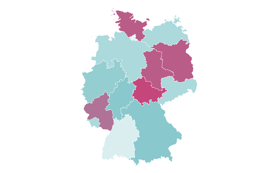 Affinity by region — Thandie Newton, Germany
