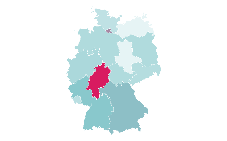 Affinity by region — Thanksgiving, Germany