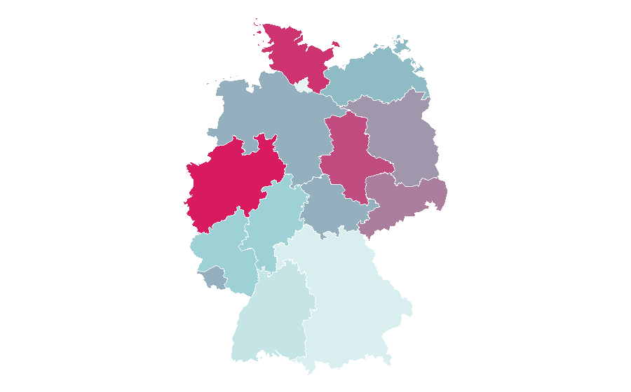 Affinity by region — The 100 (TV series), Germany