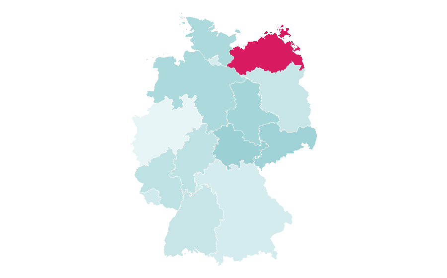 Affinity by region — The Animals, Germany