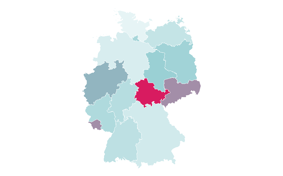 Affinity by region — The Beatles, Germany