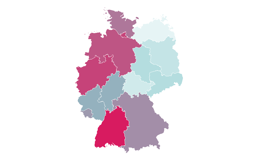 Affinity by region — The Blues Brothers, Germany