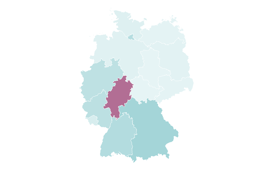 Affinity by region — The Count of Monte Cristo, Germany