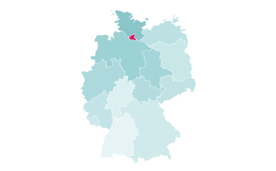 Affinity by region — The Crown, Germany