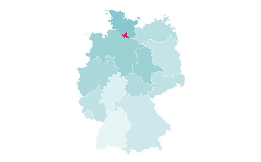 Affinity by region — The Crown (TV series), Germany