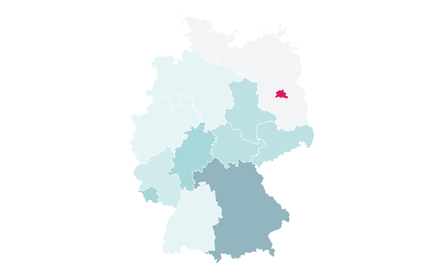 Affinity by region — The Dark Tower III: The Waste Lands, Germany