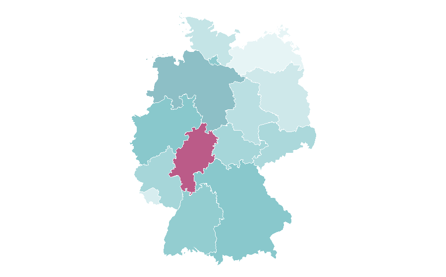 Affinity by region — The Dark Tower IV: Wizard and Glass, Germany
