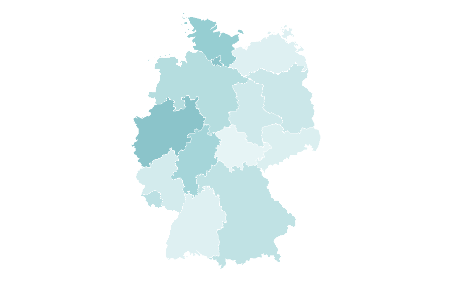 Affinity by region — The Fall (band), Germany
