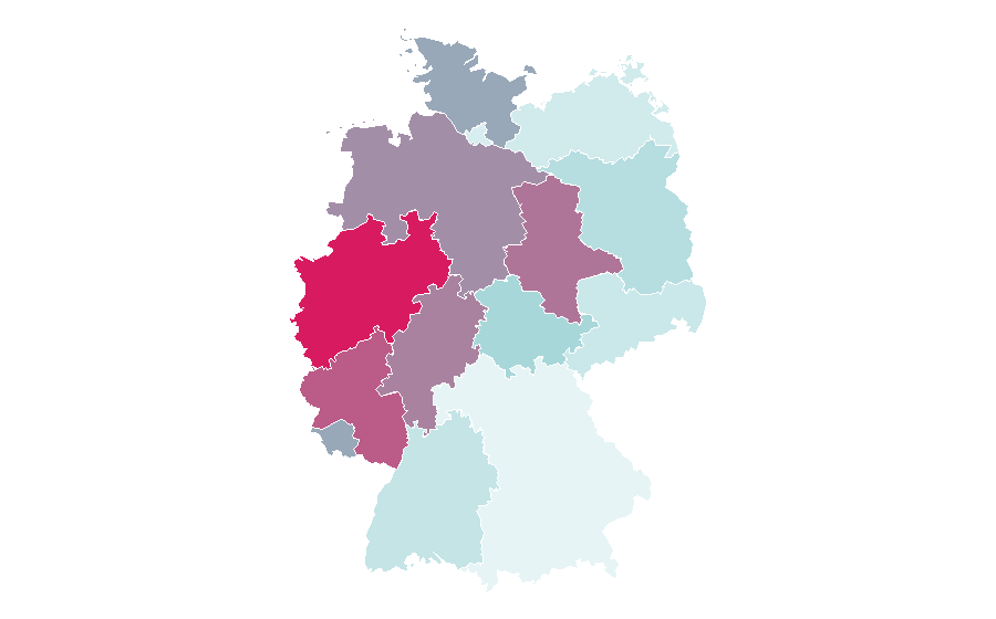 Affinity by region — The Flash (comic book), Germany