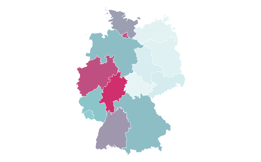Affinity by region — The Godfather (novel), Germany