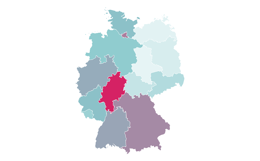 Affinity by region — The Good, the Bad and the Ugly, Germany