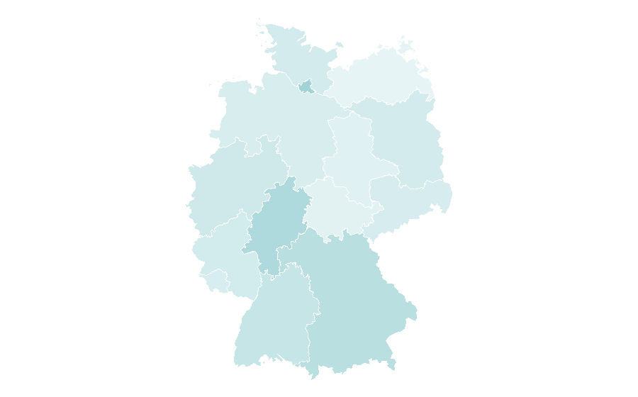Affinity by region — The Guardian (novel), Germany