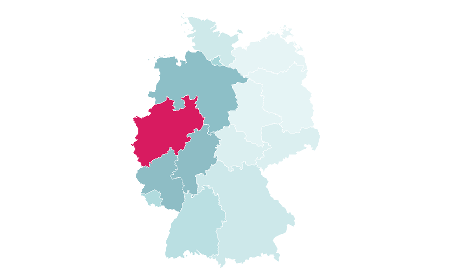 Affinity by region — The Hague, Germany