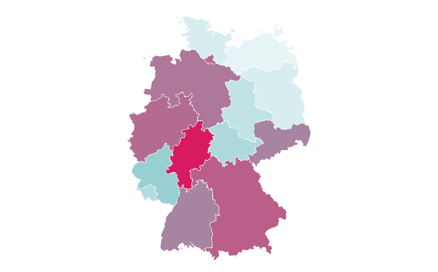 Affinity by region — The Hangover, Germany