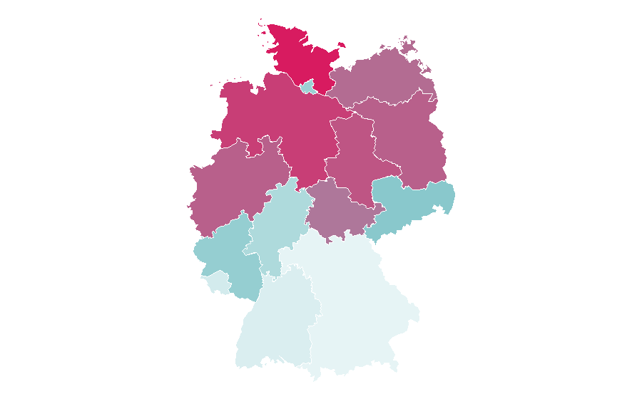 Affinity by region — The Hobbit, Germany