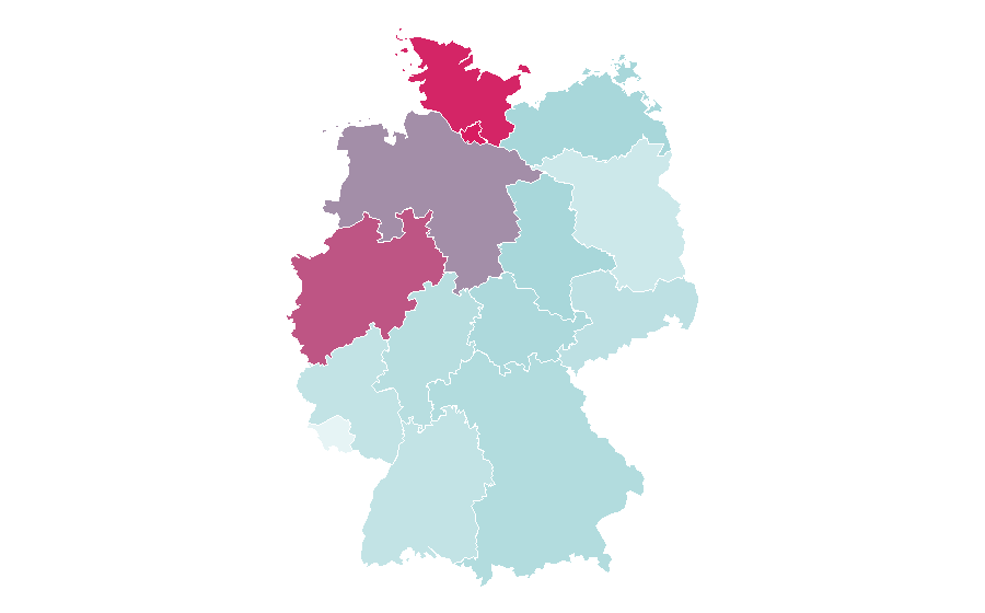 Affinity by region — The Holiday, Germany