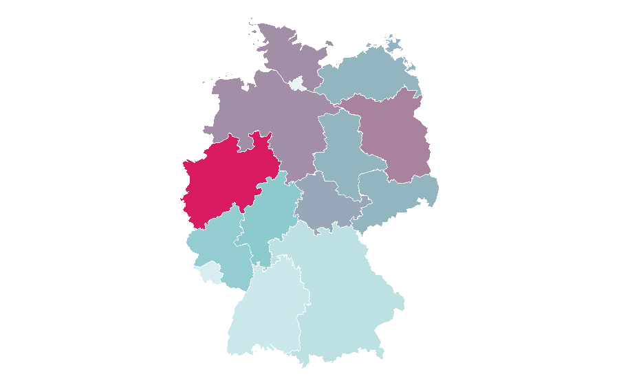Affinity by region — The Hunger Games (novel), Germany