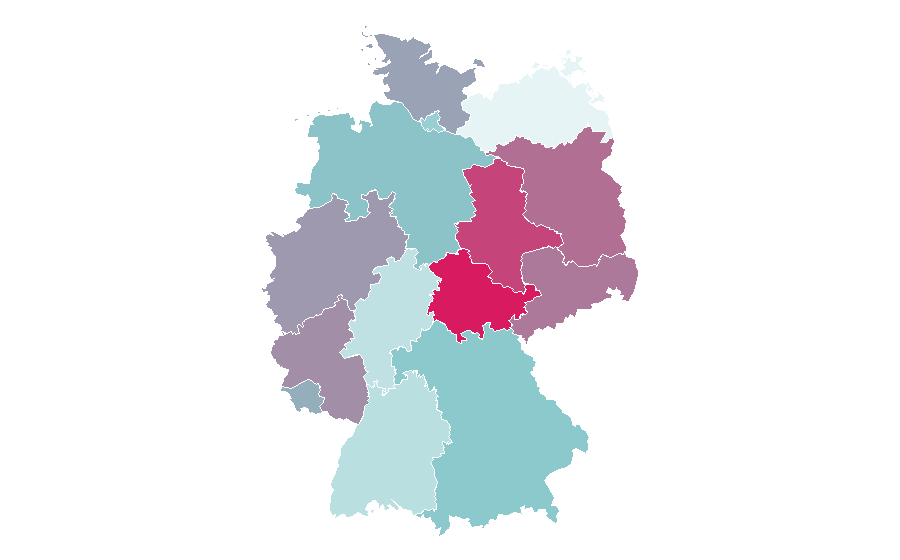 Affinity by region — The Last Unicorn (film), Germany