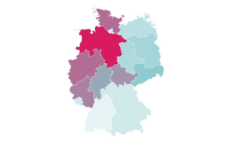 Affinity by region — The Lego Movie, Germany
