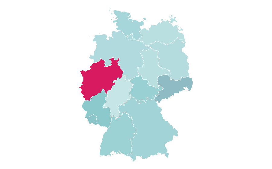 Affinity by region — The List (magazine), Germany