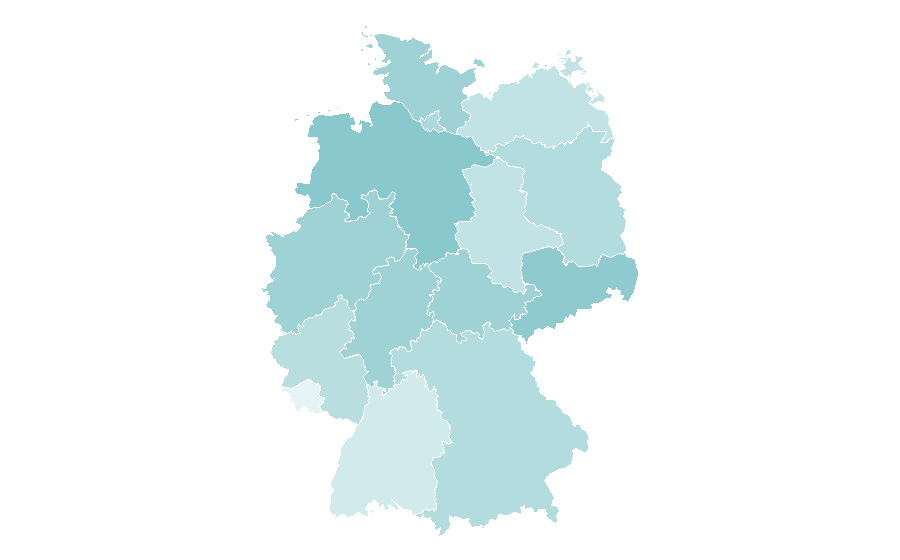 Affinity by region — The Man in the High Castle, Germany