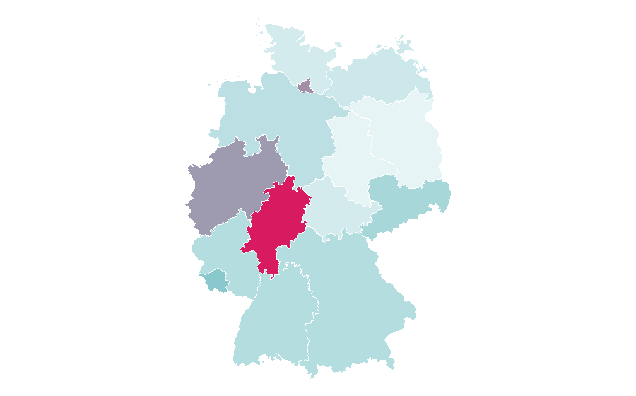 Affinity by region — The Neighbourhood, Germany