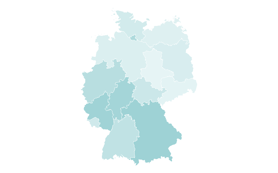 Affinity by region — The New York Times, Germany