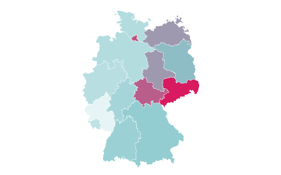 Affinità per regione — The North Face, Germania