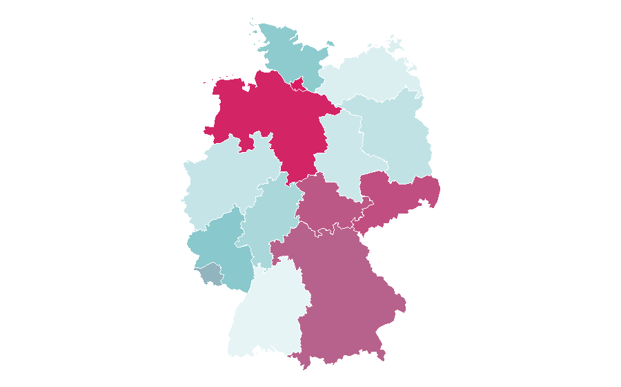 Affinity by region — The Offspring, Germany