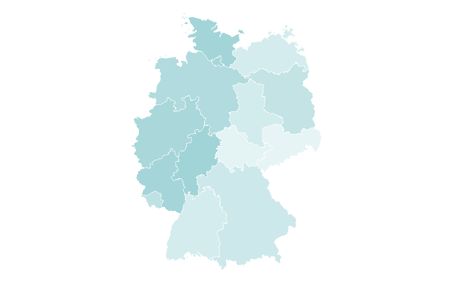 Affinity by region — The Outsiders (novel), Germany