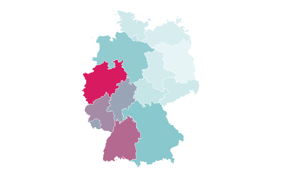 Affinity by region — The Passion of the Christ, Germany