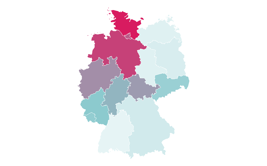 Affinity by region — The Police, Germany