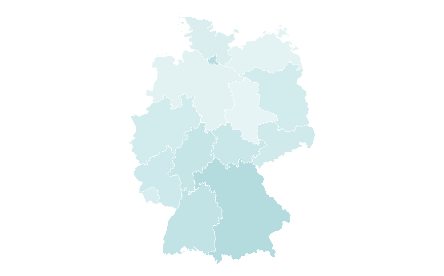 Affinity by region — The Rose, Germany