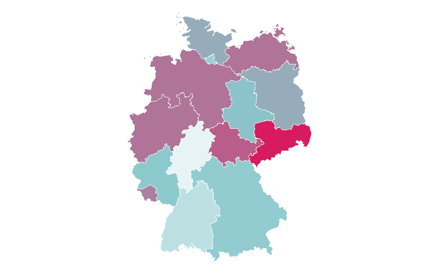 Affinity by region — The Smurfs, Germany