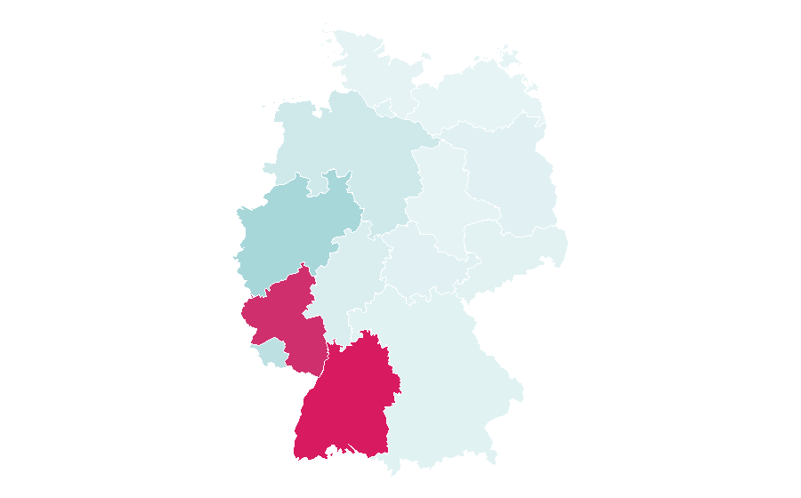 Affinità per regione — The Terminal, Germania