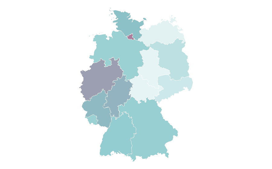 Affinity by region — The Usual Suspects, Germany