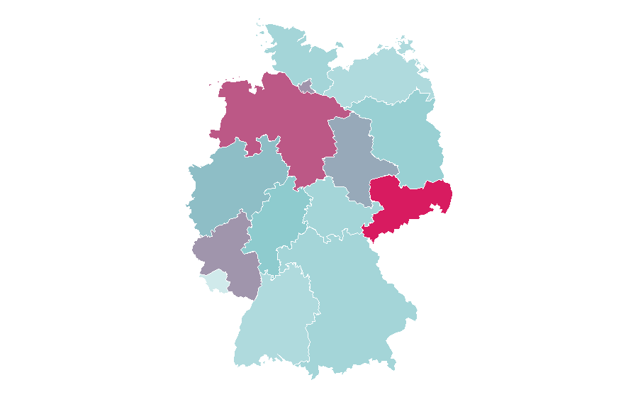 Affinity by region — The Voice of the Martyrs - USA, Germany