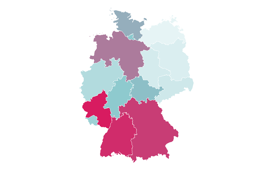 Affinity by region — The Weather Channel, Germany