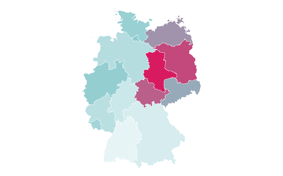 Affinity by region — The Witches (book), Germany