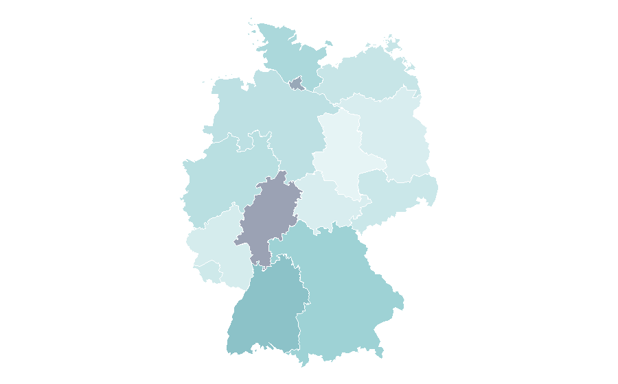 Affinity by region — Thermos, Germany