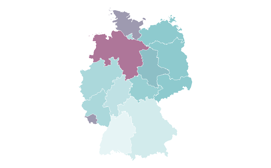 Affinity by region — Third-person shooter, Germany