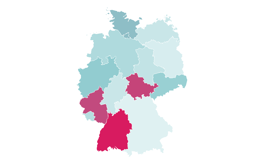 Affinity by region — Thomas D, Germany