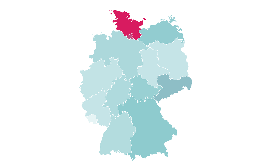 Affinity by region — Thomas Mann, Germany