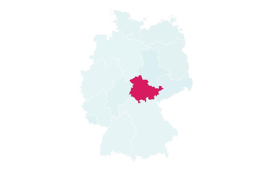 Affinity by region — ThSV Eisenach, Germany