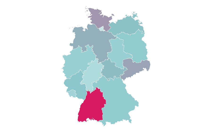 Affinity by region — Tiere bis unters Dach, Germany